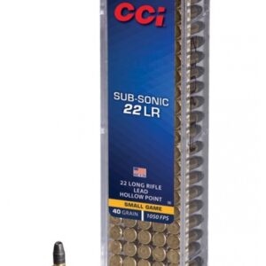 CCI .22Lr Subsonic 40Gr Hollow Point