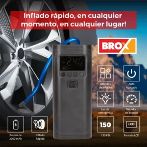 INFLADOR COMPRESOR PORTATIL